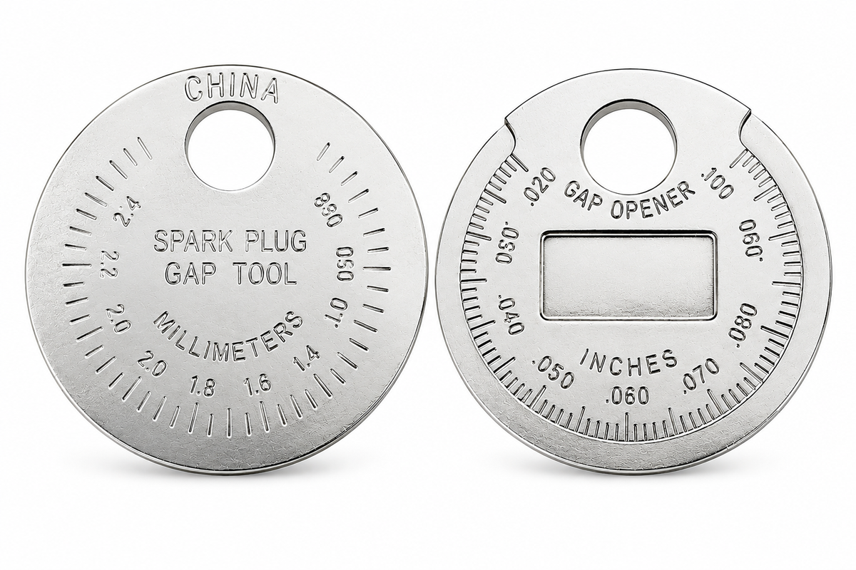 Spark Plug Gap Gauge 0.6–2.4mm – Motorcycle Workshop Tool