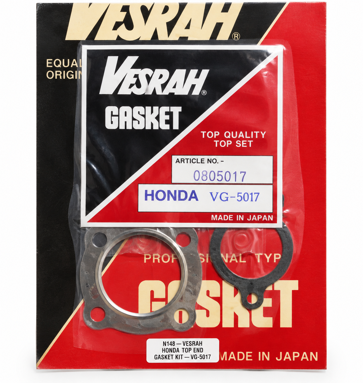 VESRAH HONDA CR60R TOP END GASKET SET 1983–1984 – VG-5017