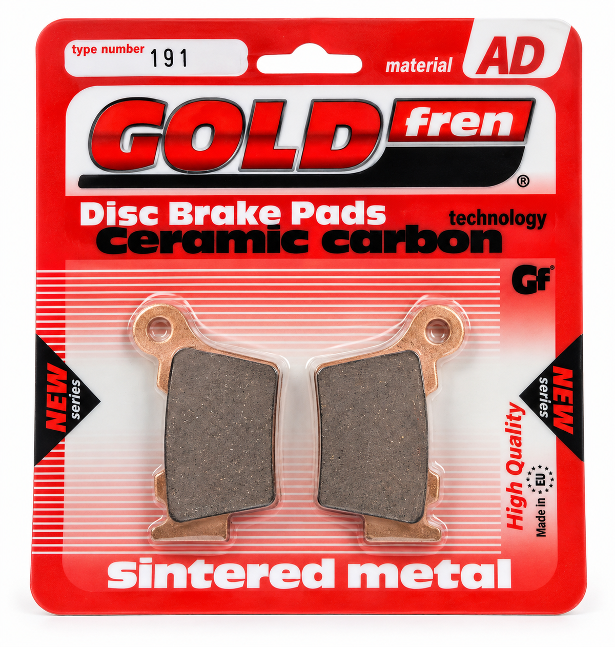Goldfren 191 AD Sintered Rear Brake Pads FA368