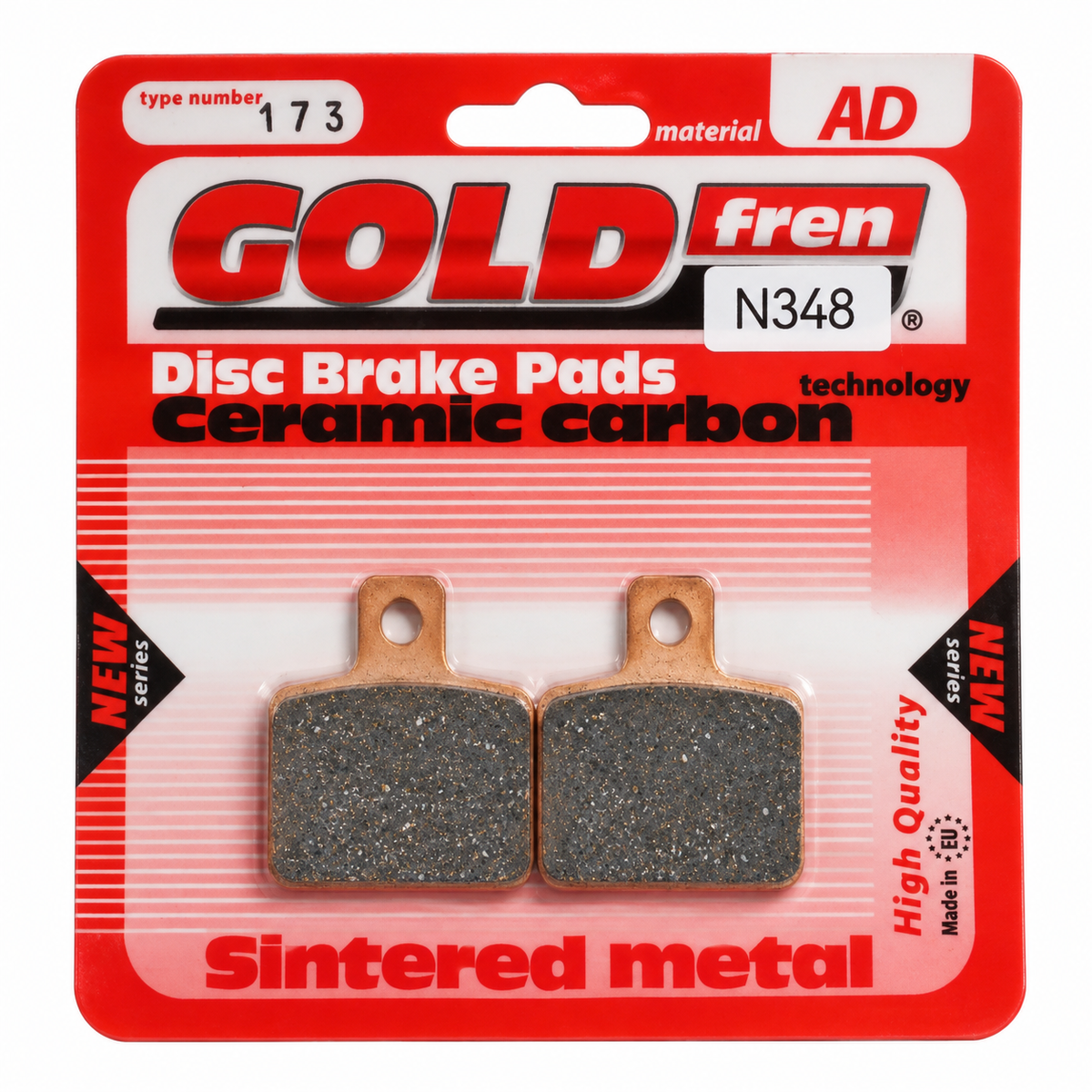 Goldfren 173 AD Sintered Rear Brake Pads Trials FA351