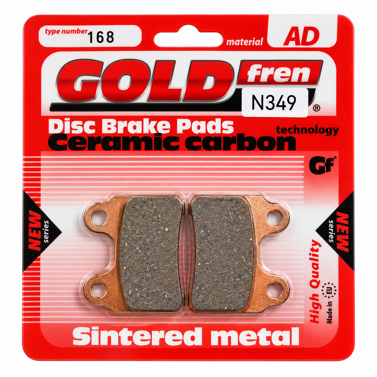 Goldfren 168 AD Sintered Brake Pads Trials