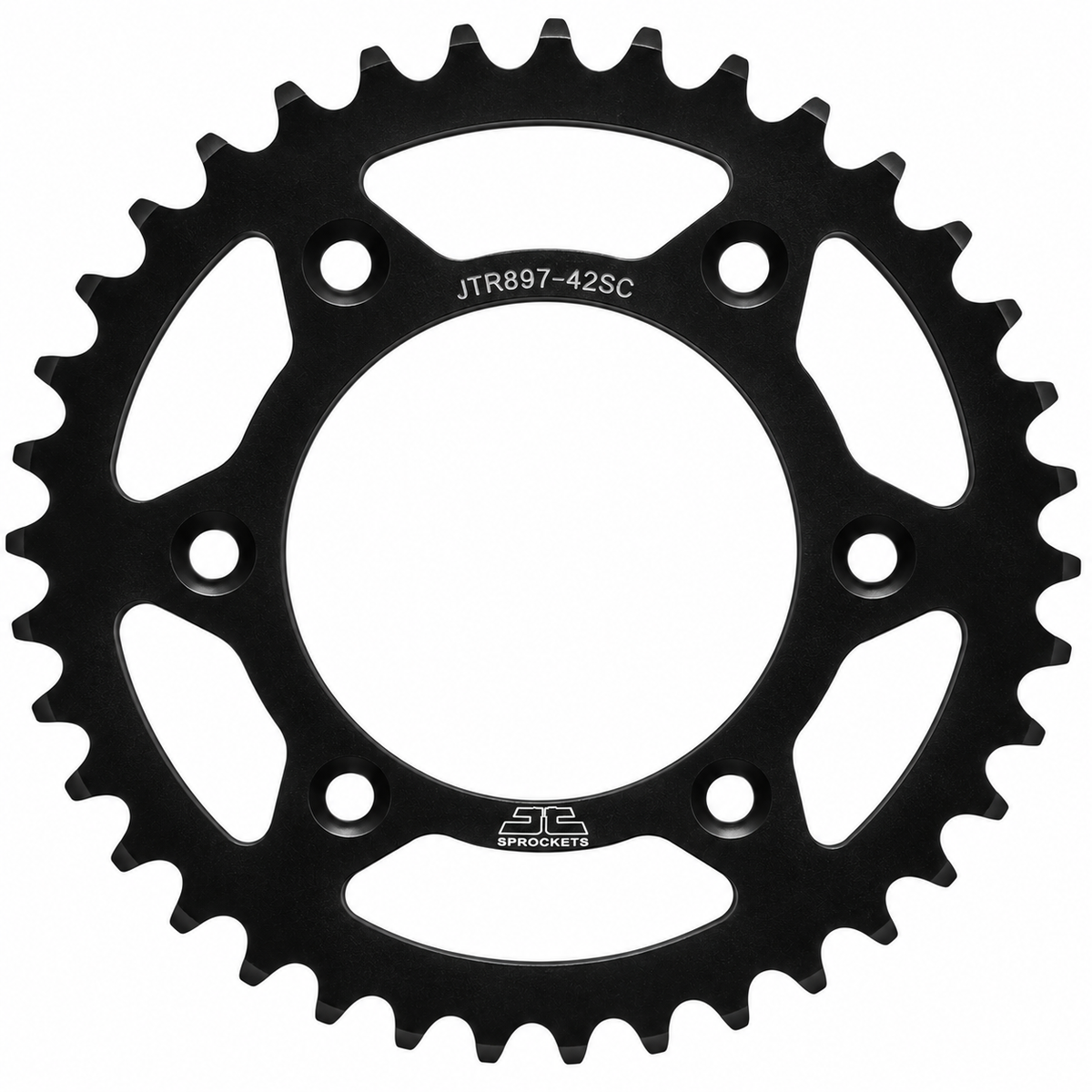JT JTR897.42SC 42T Self-Cleaning Rear Sprocket 520 – KTM Husqvarna GasGas