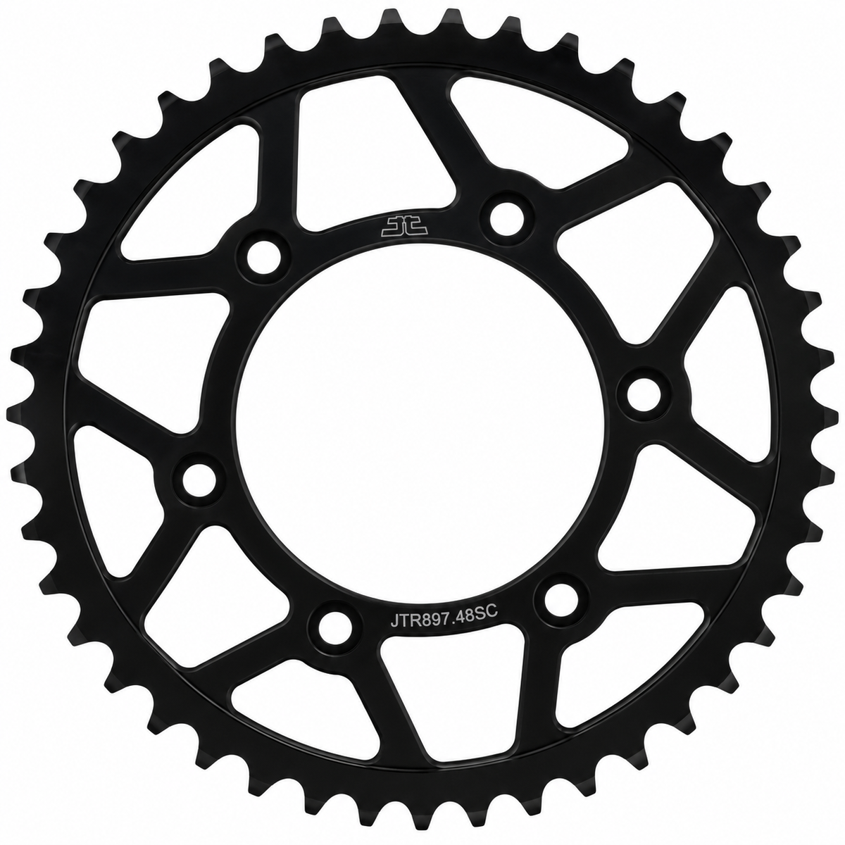 JT 48T Self-Cleaning Steel Rear Sprocket 520 – JTR897.48SC