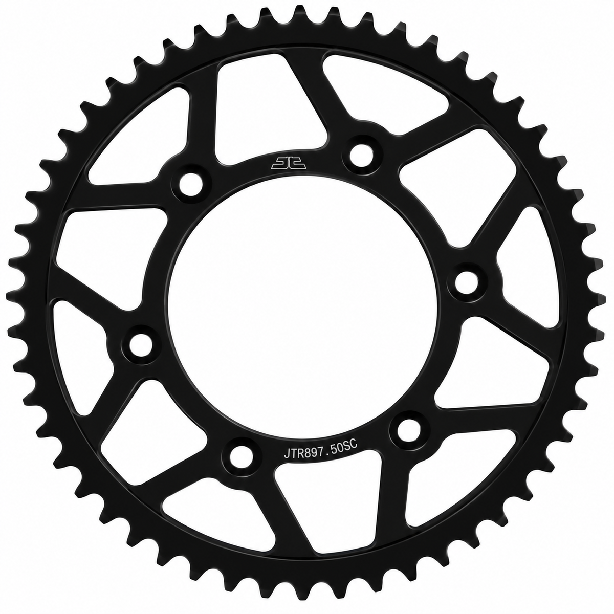 JT 50T Self-Cleaning Steel Rear Sprocket 520 – JTR897.50SC