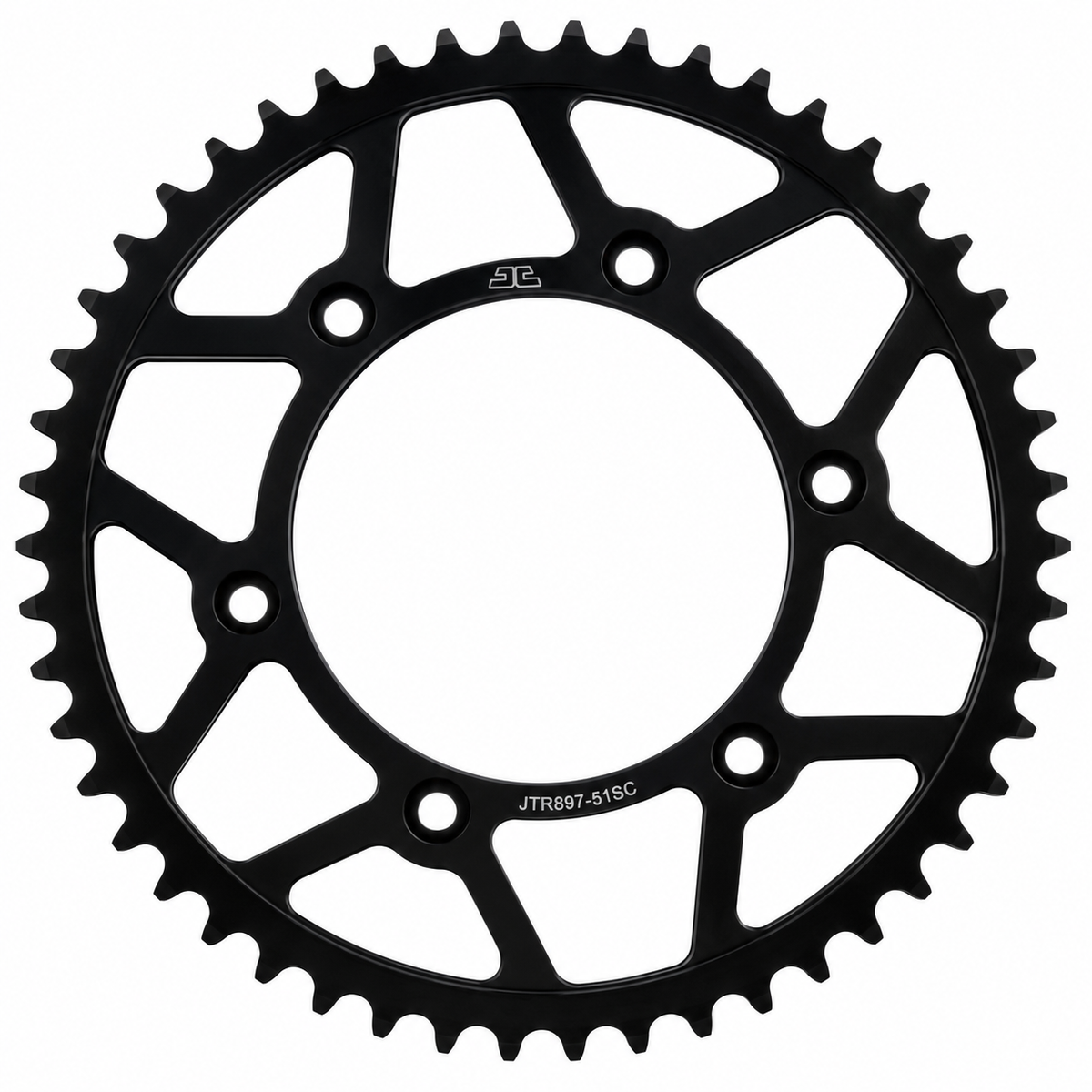 JT 51T Self-Cleaning Steel Rear Sprocket 520 – JTR897.51SC