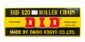 D.I.D 520 Standard Roller Chain 100 Link – 520-100RB